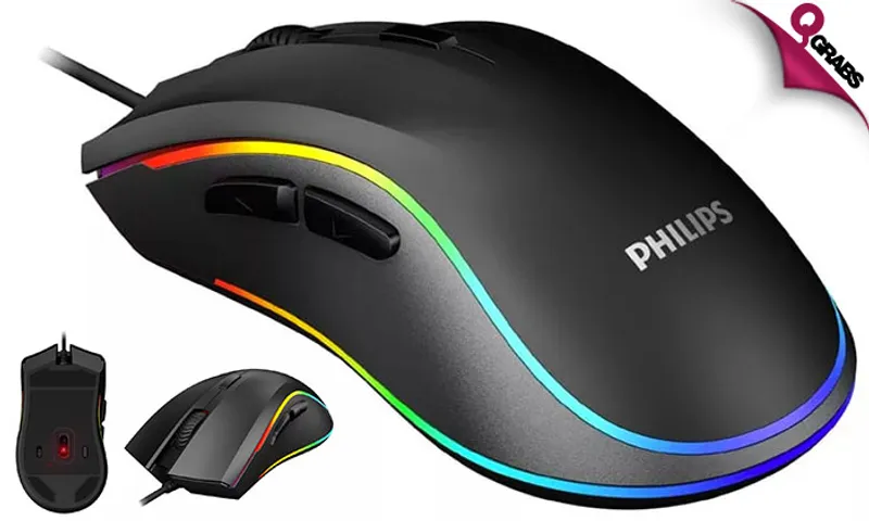 Philips Wired Gaming Mouse with Ambiglow!